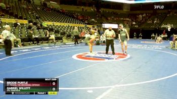 190 Class 2 lbs Cons. Round 2 - Brodie Purtle, St. Michael The Archangel Catholic vs Gabriel Willett, Ste. Genevieve