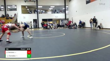 165 lbs Cons. Round 3 - Jeff Dunasky, Marian University (IN) vs Jesse Herrera, Wabash