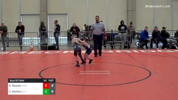 49 lbs Semifinal - Kohyn Deputy, Broad Axe White ES vs Clace Hanlon, Level Up ES