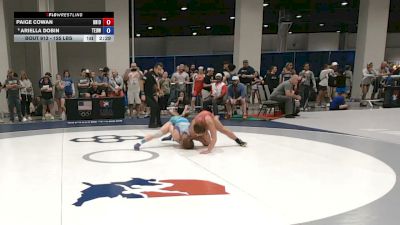 125 lbs Champ. Rd Of 32 - Paige Cowan, Ohio vs Ariella Dobin, Toss Em Up Wrestling Academy