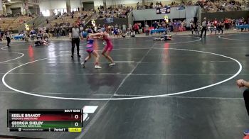 100 lbs Quarterfinal - Georgia Shelby, Jr Cyclones Wrestling vs Keelie Brandt, Wildcats Wrestling