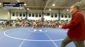 120 lbs Consolation - Skyla Rodenhiser, Holliston vs Jocelyn Antes, Frontier