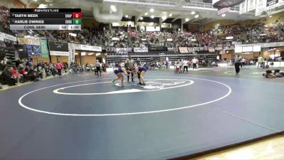 170 lbs Cons. Semi - Harlie Owings, Eureka Hs vs Taryn Meek, Chaparral HS