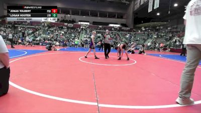 120 lbs Cons. Semi - Logan Hooten, Lonoke Youth Wrestling vs Jonas Tolbert, Panther Youth Wrestling-CPR