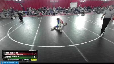 113 lbs Cons. Round 2 - Versii Kavajecz, Wisconsin vs Broc Suchocki, Merrill High School Wrestling