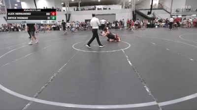 106 lbs Round 1 (6 Team) - Bryce Thomas, Freakztyle Black vs Alex Hernandez, Barn Brothers BlueWave