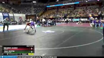 120 lbs Champ. Round 1 - Ricardo Juarez, Mexico vs Troy Gustin, Pleasant Hill