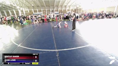 49 lbs Quarterfinal - Bentley Baker, UT vs River Lowe, UT