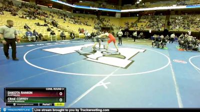 215 Class 1 lbs Cons. Round 3 - Crae Coffey, South Harrison vs Dakota Rankin, Plattsburg