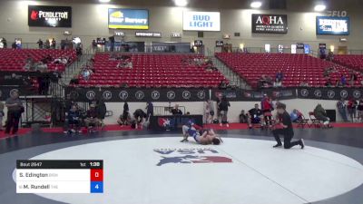 44 kg Cons 16 #2 - Sanchir Edington, Bishop McCort High School Wrestling vs Michael Rundell, The Wrestling Academy