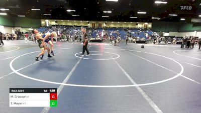 132 lbs Consi Of 32 #1 - Mac Crosson, IA vs Tj Meyer, KY