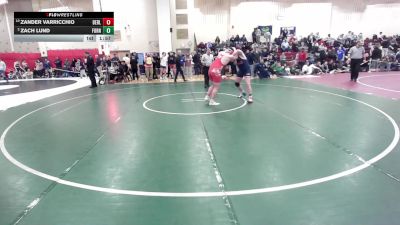 215 lbs Quarterfinal - Zander Varricchio, Berlin vs Zach Lund, Foran