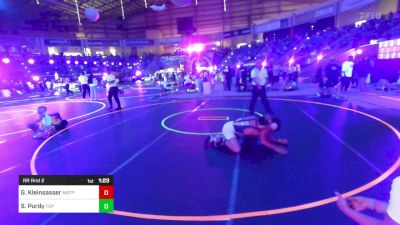 137 lbs Rr Rnd 2 - Gavin Kleinsasser, Matpac Wrestling ND vs Skyller Purdy, Top Notch WC