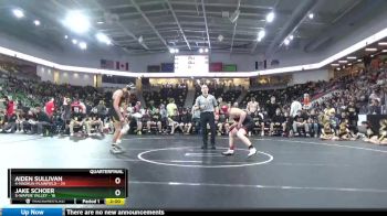 195 lbs Quarterfinal - Aiden Sullivan, 4-Nashua-Plainfield vs Jake Schoer, 5-Wapsie Valley