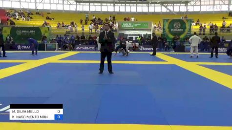 MATHEUS SILVA MELLO vs KAIKY NASCIMENTO MONTEIRO 2023 Brasileiro Jiu-Jitsu IBJJF