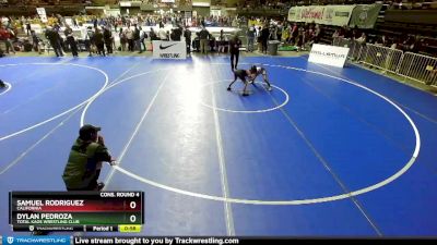 86 lbs Cons. Round 4 - Samuel Rodriguez, California vs Dylan Pedroza, Total Kaos Wrestling Club