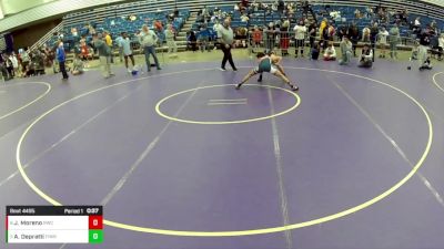 14U Boys - 126 lbs Semis - Joseph Moreno, Reign Wrestling Club vs Alexander Depratti, FishEye Wrestling