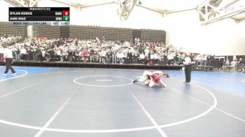 119-I lbs Round Of 64 - Dylan Kobus, Rhino Wrestling vs Jase Diaz, Northern Delaware Wrestling Academy