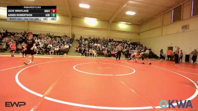 100-105 lbs Consolation - Jack Westlake, Spartan Wrestling Fort Smith vs Aiden Robertson, Gore Pirates Youth Wrestling