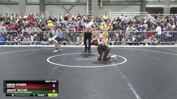 95 lbs Champ. Round 1 - Grant Taylor, SlyFox Wrestling Academy vs Arion Stokes, Newton