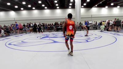 100 lbs Quarters - Michiah Gillins Jr, FL vs Andrew Ocampo, IL