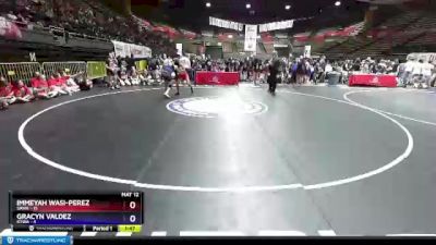 110 lbs Finals (2 Team) - Immeyah Wasi-Perez, SAWA vs Gracyn Valdez, KTWA