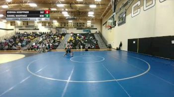 157 lbs Cons. Round 2 - Daniel Martinez, Carrollton Newman Smith vs Joshua Hoeppner, Plano East