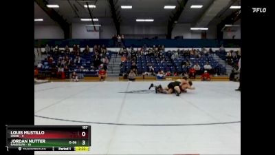 157 lbs Finals (2 Team) - Jordan Nutter, Randolph vs Louis Mustillo, Union