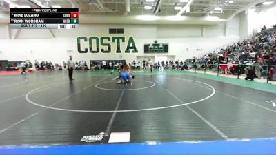 190 lbs Cons. Round 4 - Mike Lozano, Sonora vs Ryan Worsham, Nordhoff