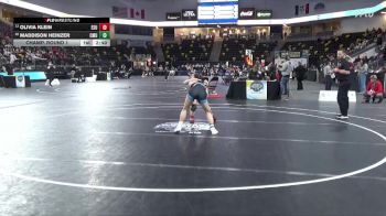 103 lbs Champ. Round 1 - Olivia Klein, East Stroudsburg University vs Maddison Heinzer, Colorado Mesa University