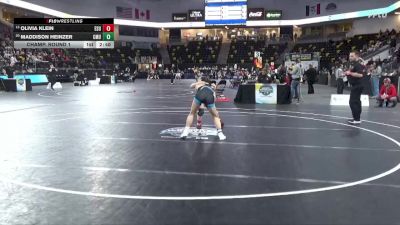 103 lbs Champ. Round 1 - Olivia Klein, East Stroudsburg University vs Maddison Heinzer, Colorado Mesa University