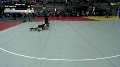 84 lbs Semis & 1st Wrestleback (8 Team) - Bryce Reiter, Rocori vs Henry Seidl, ANML