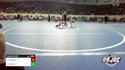 67 lbs Consi Of 32 #2 - Cruz Canales, Claremore Wrestling Club vs Jason Coffel, NB Elite