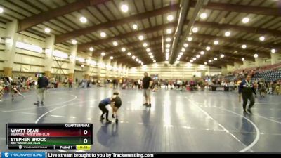 53 lbs Quarterfinal - Wyatt Dean, Viewmont Wrestling Club vs Stephen Brock, Roy Wrestling Club