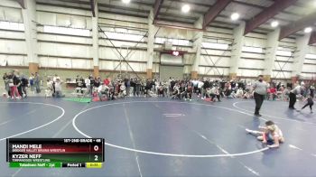 48 lbs Cons. Round 3 - Mandi Mele, Bridger Valley Bruins Wrestlin vs Kyzer Neff, Timpanogos Wrestling