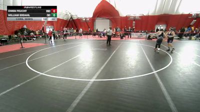 12U Boys - 135 lbs Cons. Semis - William Erdahl, Evansville Wrestling Club vs Owen Feucht, Waunakee Wrestling Club