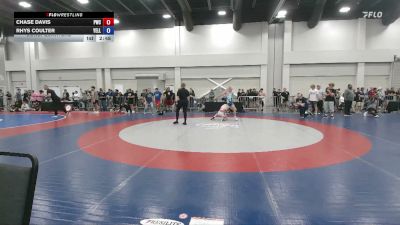 138 lbs Cons. Quarters - Chase Davis, Perrysburg Wrestling Club vs Rhys Coulter, Yellowhammer