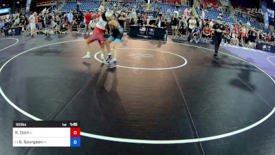 120 lbs Cons 8 #2 - Ryan Dorn, IL vs Gage Spurgeon, IA