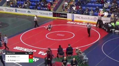 89 lbs Round Of 64 - Kinley Knisley, Dubois vs Derek Fulmer, Nazareth