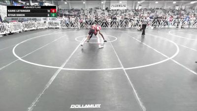 113 lbs Round Of 16 - Kaine Letsinger, TN vs Kiyan Simon, AL