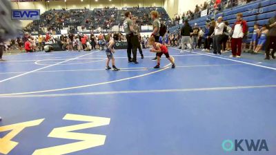 43-46 lbs Rr Rnd 1 - Larry Morgan, Carl Albert vs Baylor Myers, Bridge Creek Youth Wrestling