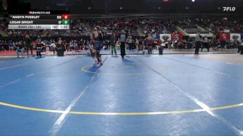 144 lbs Champ. Round 1 - Logan Bright, Gonzaga Prep vs Raidyn Pugsley, Buhl