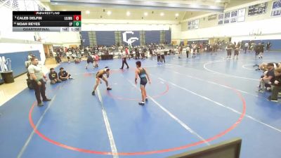 106 lbs Quarterfinal - Noah Reyes, San Pedro vs Caleb Delfin, Lion Of Judah Wrestling Academ