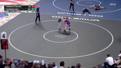 115 lbs Semifinal - Savannah Bell, Custer vs Gabrielle Nelson, St. Thomas More