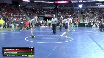 3A-106 lbs Cons. Round 3 - Connor Stickrod, Spencer vs Sawyer Nelson, Indianola
