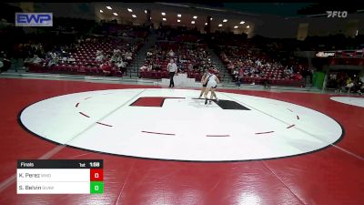 105 lbs Final - Kyrstan Perez, Westmoore vs Silver Belvin, Shawnee High School Girls