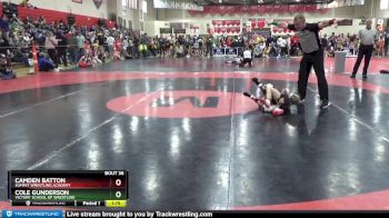 60 lbs Quarterfinal - Cole Gunderson, Victory School Of Wrestling vs Camden Batton, Summit Wrestling Academy