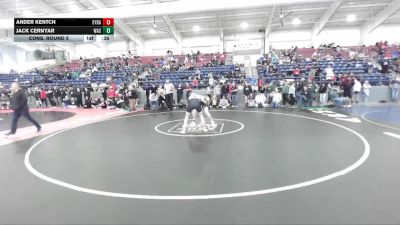 120 lbs Cons. Round 5 - Jack Cernyar, Wasatch vs Ander Kentch, Syracuse