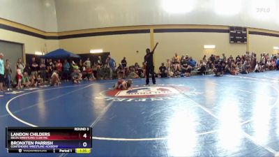 49 lbs Round 3 - Landon Childers, Delta Wrestling Club Inc. vs Bronxten Parrish, Contenders Wrestling Academy