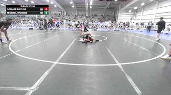 126 lbs Rr Rnd 2 - Connor Bayliss, Indiana Outlaws Yellow vs Michael Worsen, Freakztyle Wrecking Crew